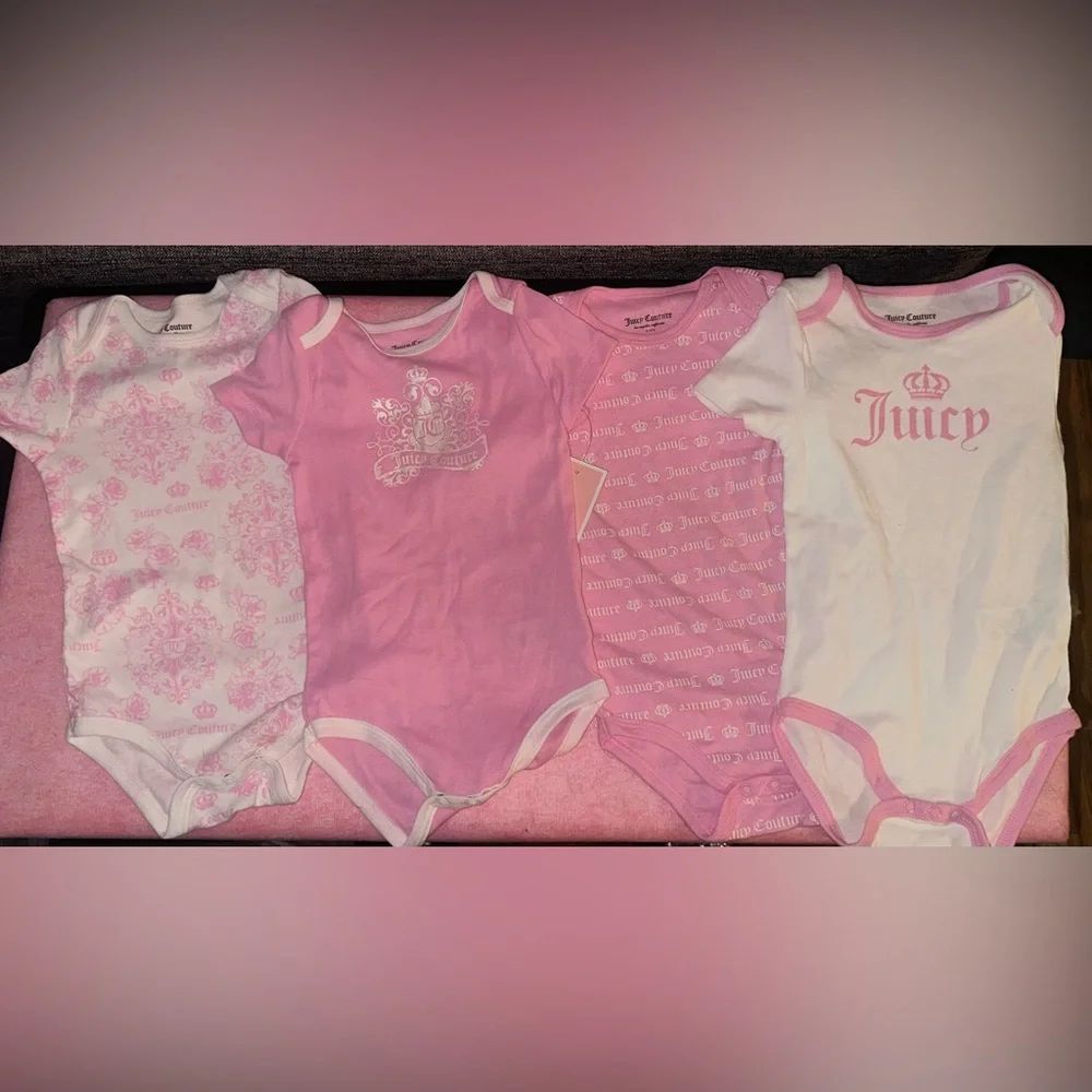 7 pieces Juicy Couture baby girl bundle